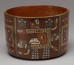 Рисунок 10. Керамическая чаша (культура уари, Перу, VI – IX вв. н.э.)