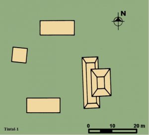 Рис. 24. Монументальный центр Эль-Тинталя-1 (по Laporte, Escobedo, 2009).