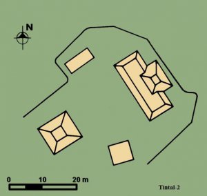 Рис. 25. Монументальный центр Эль-Тинталя-2 (по Laporte, Escobedo, 2009).