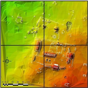 Рис. 50. Монументальный центр К’о (по Estrada-Belli, 2006).