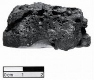 Рисунок 3.7b. Фрагмент кускового шлака из Иципарацико.