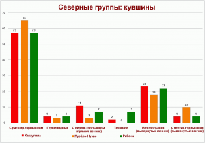 Рис. 4.11b. Найденные в Северном комплексе Эль-Койоте осколки керамики.