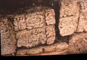 Фрагмент иероглифической скамьи 1 из Дос-Пиласа. Фото А. Демареста
