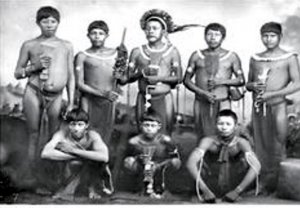 Реальное фото индейцев Пуэрто-Рико. Начало XIX века.