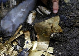 Золото ацтеков и принесённый в жертву волк – находки в Мехико. Фото: REUTERS/Henry Romero