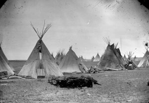 Лагерь Желчи у Форта Бафорд, 1881 г.