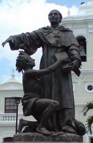 Памятник Бартоломе де Лас-Касасу в Гватемала-Сити. Скульптор Томас Мур, 1896.
