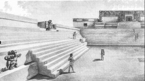 «Лестница ягуаров» и храм 22 в Копане. Реконструкция Т. Проскуряковой