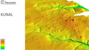 Мапа городища Куналь, відкритого археологічним проектом Наачтуна завдяки даним LiDAR