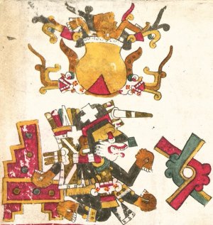 Нанауацин. «Кодекс Борджиа», с. 10 (Codex Borgia …).