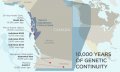 Индейцы Cеверо-западного побережья Северной Америки и их предки проживают в регионе уже свыше 10 тыс.лет. Графика: Julie McMahon, University of Illinois
