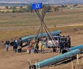 В США продолжаются протесты против DAPL. Фотография от 10 октября 2016 г., округ Мортон. Фото: Tom Stromme/The Bismarck Tribune via AP