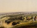 Картина Альфреда Джейкоба Миллера "Прыжок бизона", 1859-1860 (Walthers Museum)