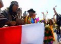 Перуанские шаманы перед Новым годом сделали подношения богам. Фото - кадр из видео NTDtv