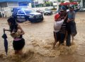 Затопленная улица в Акапулько, шт. Герреро. Фото - AFP / Pedro Pardo