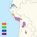 Распространение языка кечуа и подгрупп. Рис. - Википедия