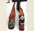 В ИЭА РАН можно увидеть маски индейцев юкуна и предметы индейцев бора и ягуа. Фото: Матусовский А.А.